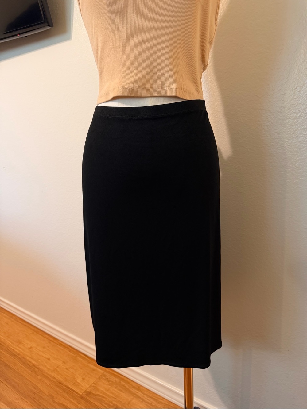 J. Crew Black Midi Pencil Skirt